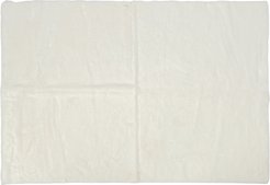 Коврик из искусственного меха кролика белый 100х150см на подложке TPR