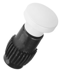Заглушка рейлинга модерн Lemax RAT-16 WT белый матовый