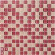 Мозаика Tessare 30,5х30,5х0,4см стекло бордовый, белый (HSVG4622)