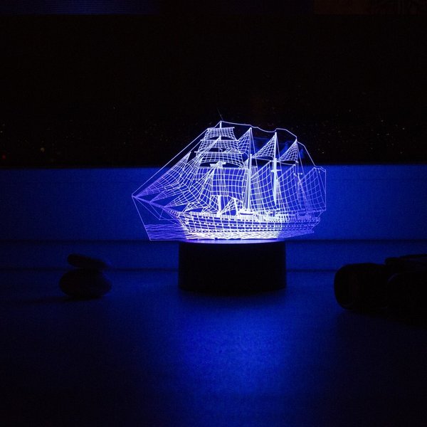 Светильник-ночник СТАРТ 3D Корабль