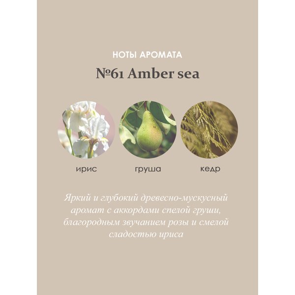 Диффузор AROMA REPUBLIC 30мл, №61 Amber sea