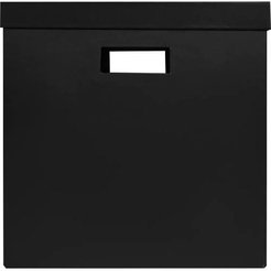 Набор коробок Storidea 31х31х31см с крышкой, картон, черный 2шт