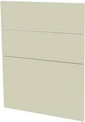Комплект фасадов (3 ящика) Микс 59,6х71,6х1,6см ЛДСП Шалфей 