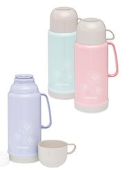 Термос Attribute Daisy 1л пластик, стекло