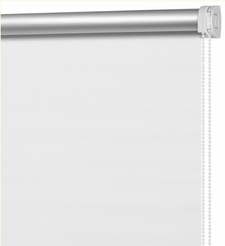 Штора рулонная блэкаут Qually 100x160 белый
