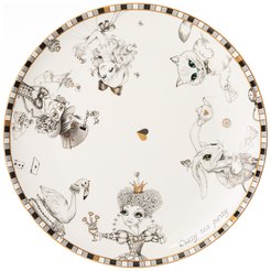 Тарелка обеденная Lefard Wonderland 25,5см фарфор