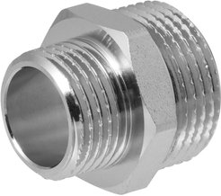 Ниппель латунный переходной 3/4"х1/2"