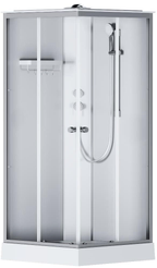Кабина душевая AM.PM X-Joy Square 90x90 W94C-403-090MT, профиль мат.хром, стекло прозрачное