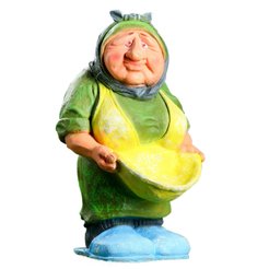 Фигура садовая Баба Фима 50х31см