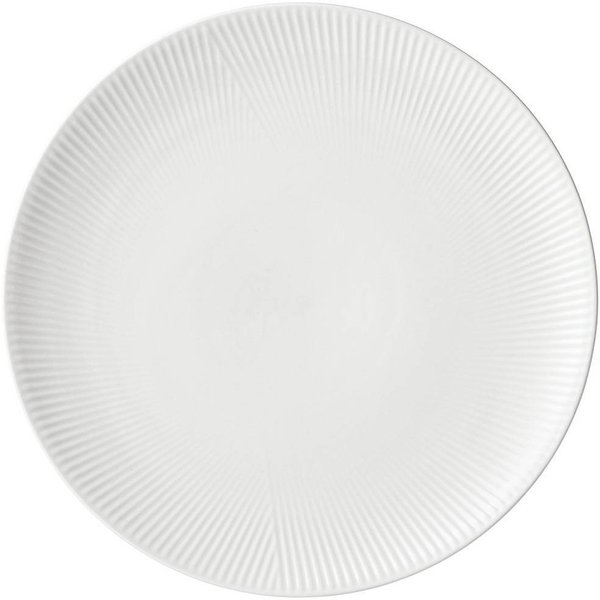 Тарелка обеденная Lefard Free line 25см белый, фарфор
