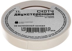 Скотч двухсторонний на вспененной основе 19ммх10м
