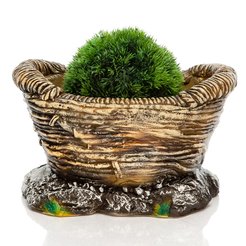 Фигура садовая Кашпо корзина h31см F08773 