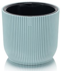 Кашпо пластиковое Linea d13,5см h11,9см v1,1л слоновая кость