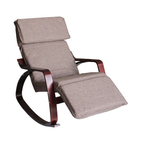 Кресло-качалка с механизмом TXRC-02 (Cacao) толщина сидения 8см,ширина каркаса 7см