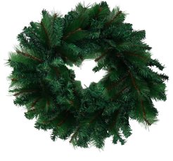 Венок новогодний 50см зеленый SYWA-032155