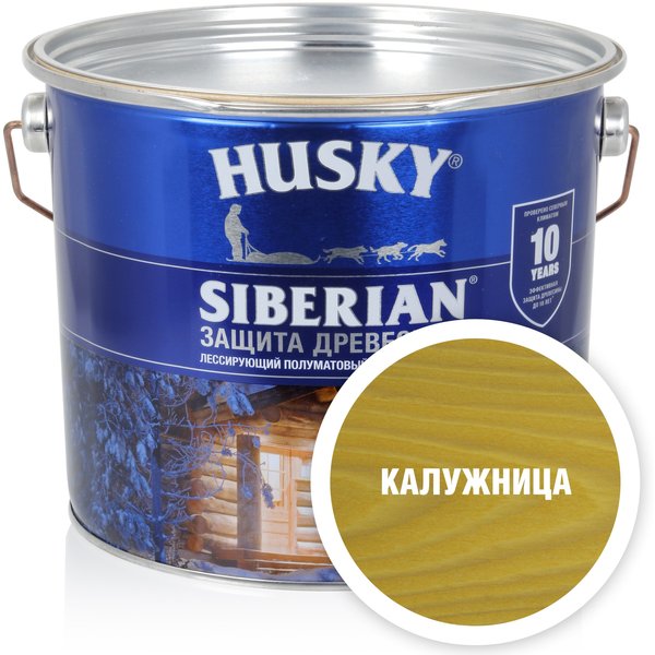 Антисептик-гель Husky Siberian полуматовый сосна 2,7л