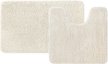 Набор ковриков для ванной комнаты, 50х80, 50х50см, микрофибра, бежевый, IDDIS, BSET01Mi13