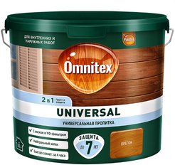 Пропитка для древесины Omnitex Universal 2в1 Орегон 2,5л
