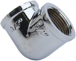 Уголок латунный V&G хромированный 3/4" внутренняя резьба