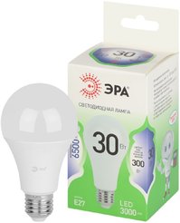 Лампочка светодиодная ЭРА GREEN LINE LED A65-30W-865-E27 GL E27 30 Вт груша холодный свет