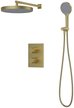 Система душевая встраиваемая IDDIS Duna DUNMG0Ti67 с тропическим и ручным душем, с термостатом, матовое золото