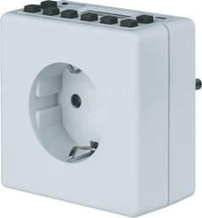 Таймер розеточный электронный недельный NTR-E-S02-WH 