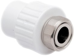 Муфта полипропиленовая с накидной гайкой d25x1"