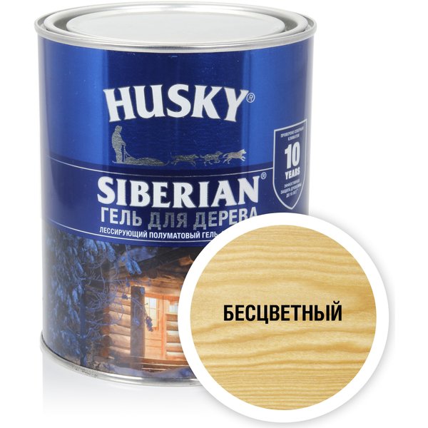 Антисептик-гель Husky Siberian полуматовый бесцветный 0,9л