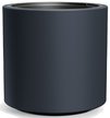 Кашпо пластиковое HEOS d39см h38см v44л, антрацит, с вкладкой v20л