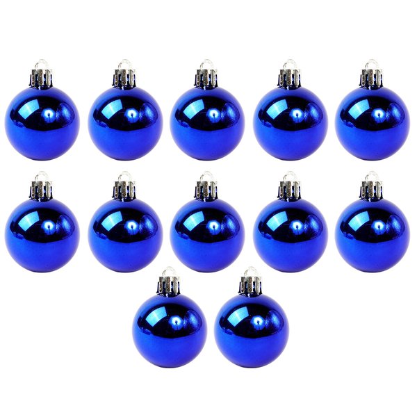 Набор 12 шаров SYCB17-647-B 4см,синий