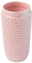 Ваза Alford Floox 9,5х9,5х18см доломит розовый