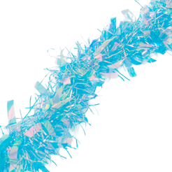 Мишура 4 слоя 9х200см голубой ПЭТ SYMTA-1725068