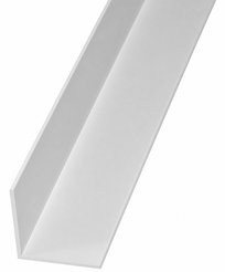 Профиль алюм.уголок 15x15x1 (2,7м) белый муар