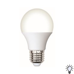 Лампа светодиодная VOLPE LED-A60-9W 4000K E27 FR SLS