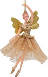 Украшение фигурное Балерина 19х10х4см, золото, SYXTSB-5625130