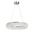 Люстра Орион 90Вт LED, металл, хрусталь, хром