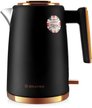 Чайник электрический Brayer BR1054 Strix 2200Вт 1,7л нерж.сталь, черный