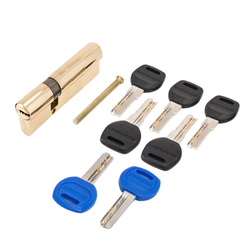 Цилиндр Аллюр DL-01 90(35/55) BP ключ/ключ латунь