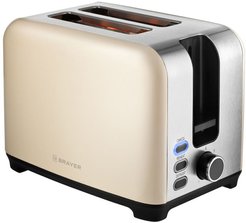 Тостер Brayer BR2111 930Вт 7 режимов бежевый
