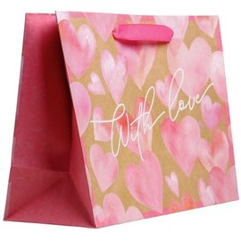 Пакет крафтовый горизонтальный With love MS 23х18х10см 475876 купить с