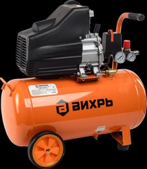 Компрессор масляный Вихрь КМП-240/50,50л, 240л/мин, 1.6кВт