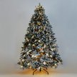 Ель искусственная Мольвено 215см в снегу с вплетенной гирляндой