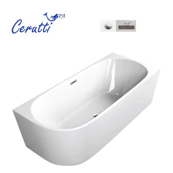 Ванна акриловая приставная Ceruttispa AMI R (1700x750x560)