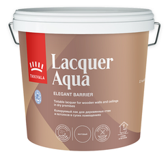 Лак интерьерный LACQUER AQUA EP матовый 2,7л