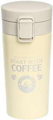 Термокружка Style Start with coffee с ситечком 380мл нерж.сталь, пластик, силикон, бежевый