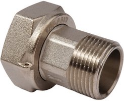 Полусгон латунный V&G с накидной гайкой 3/4"