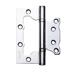 Петля без врезки Qually 100х75х2,5 10075-2BBMCh мат.хром 2шт