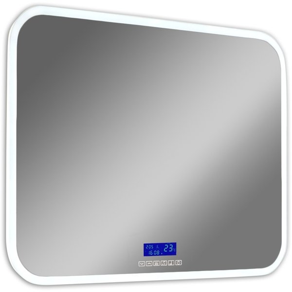 Зеркало Demure LED 90х70см (встроеная музыкальная система (Bluetooth), функция антизапотевания, часы, температ