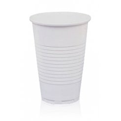 Набор стаканов одноразовых Мистерия 200мл хол./гор.,белые ПП 12шт