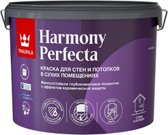 Краска интерьерная Tikkurila/Tikkivala HARMONY PERFECTA глубокоматовая белая (9л)